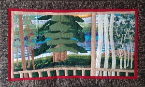 a bed quilt